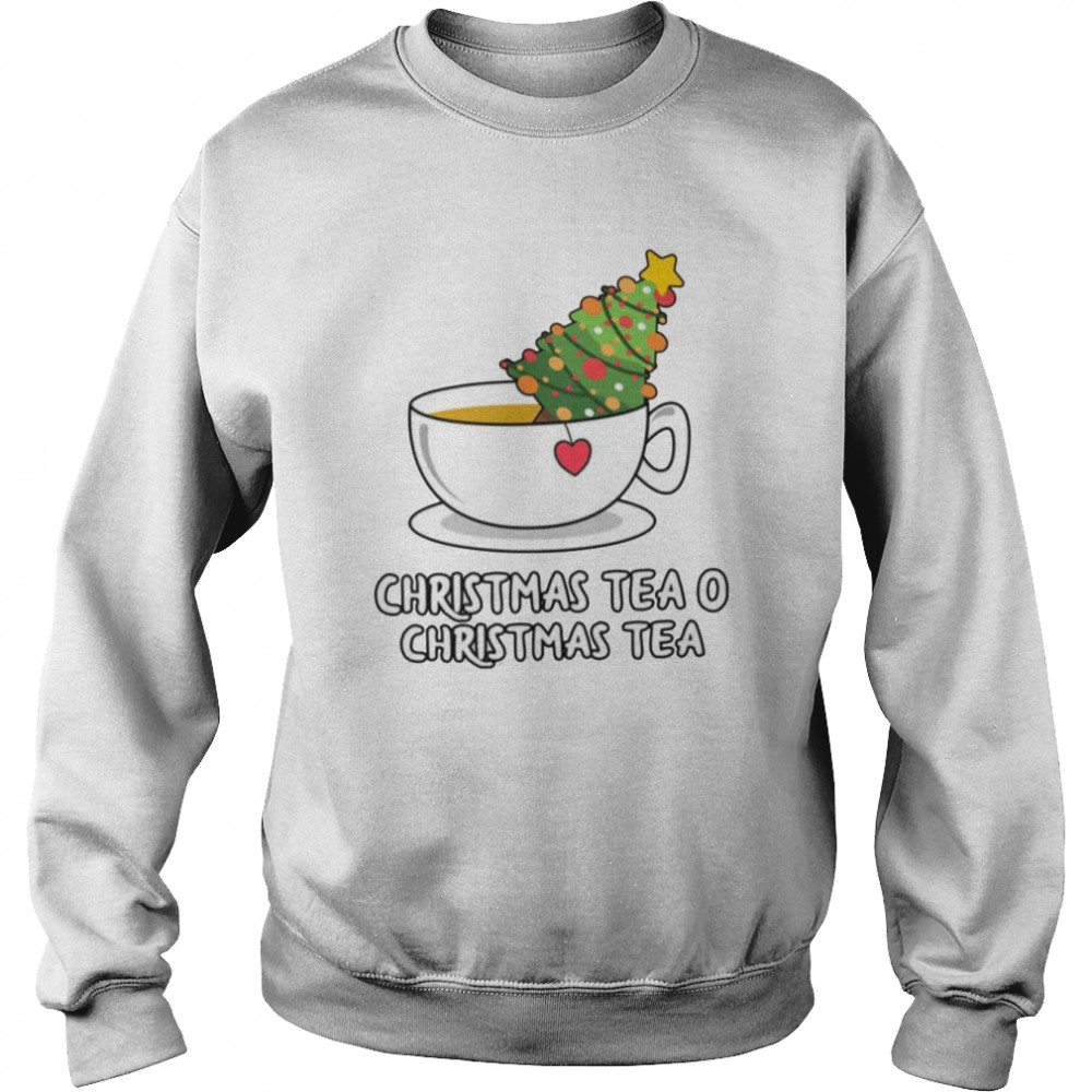 Christmas Tree In Teacup With Tannenbaum  Unisex Sweatshirt