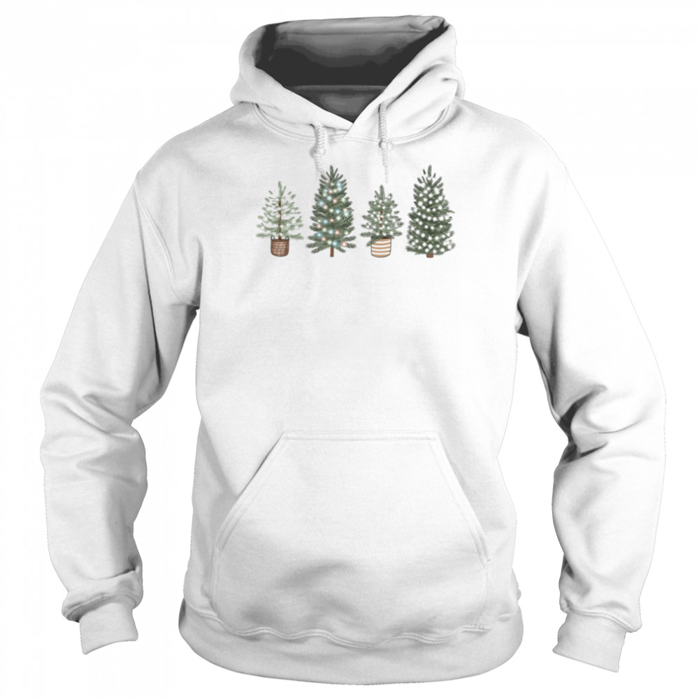 Christmas Tree Winter Icon  Unisex Hoodie