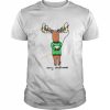 Christmoose Funny Animated Reindeer  Classic Men's T-shirt