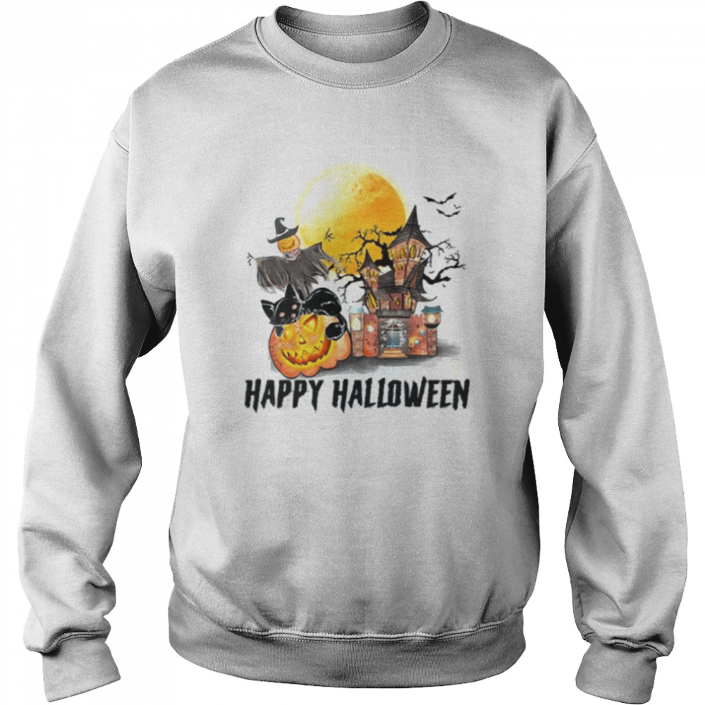 Comfort Colors Retro Happy Halloween  Unisex Sweatshirt