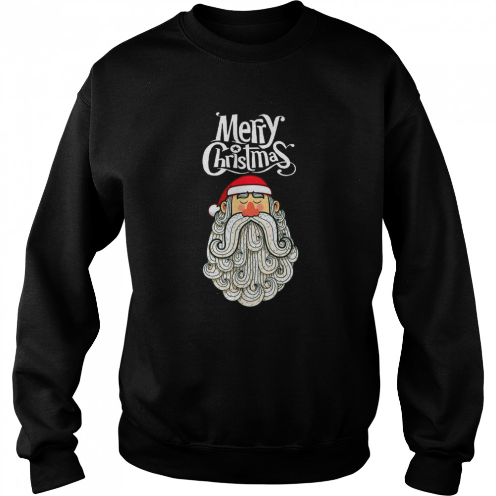 Cool Santa Clause Tee Merry Christmas  Unisex Sweatshirt