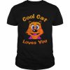 Cool cat loves you  Classic Men's T-shirt