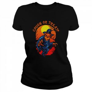 Cough Or Treat Orange Design Halloween  Classic Women's T-shirt