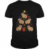 Crowd Capybara Christmas Ornament Tree  Classic Men's T-shirt