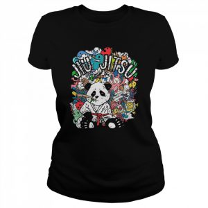 Cute Jiu Jitsu Panda  Classic Women's T-shirt