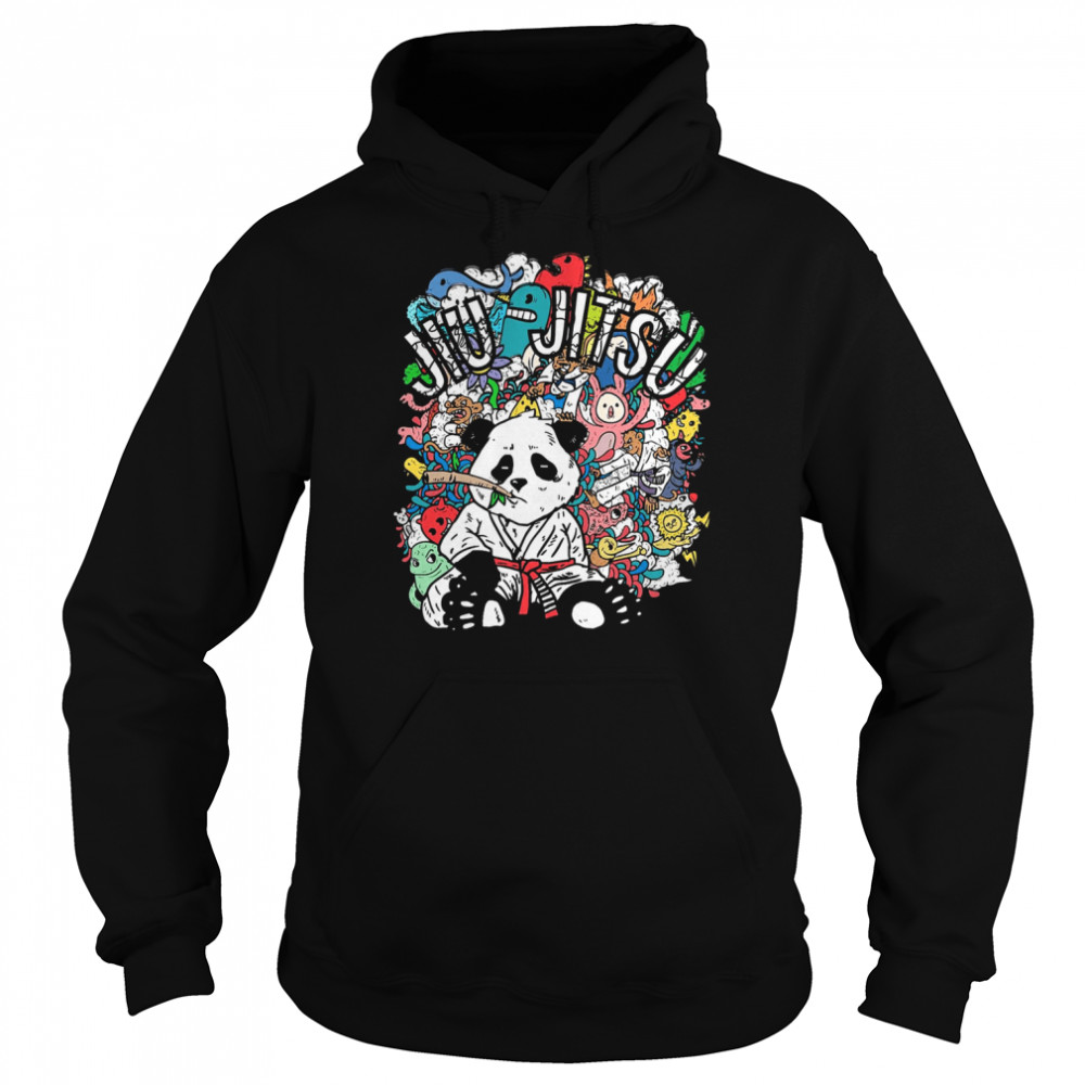 Cute Jiu Jitsu Panda  Unisex Hoodie