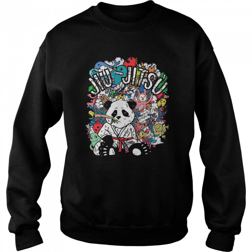 Cute Jiu Jitsu Panda  Unisex Sweatshirt