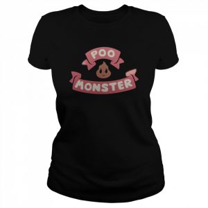 Cute Poo Monster  Classic Women's T-shirt