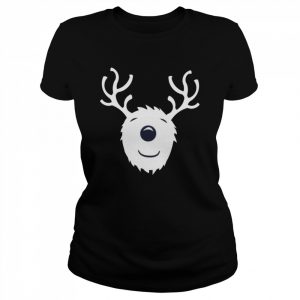 Cute Rudolph Merry Christmas  Classic Women's T-shirt