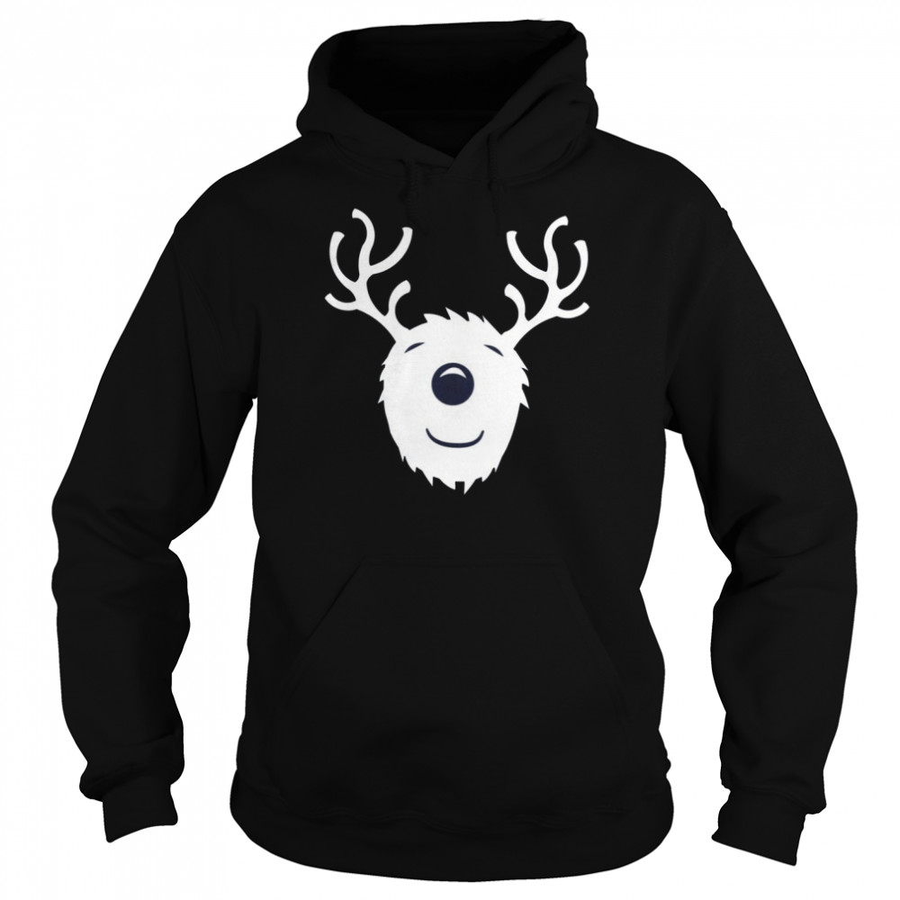 Cute Rudolph Merry Christmas  Unisex Hoodie