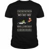 Cybertruck Tesla Inspired Funny Electric Future Car Santa Ride Ho Ho Ho  Classic Men's T-shirt