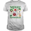 D20 Cat Merry Critmas  Classic Men's T-shirt