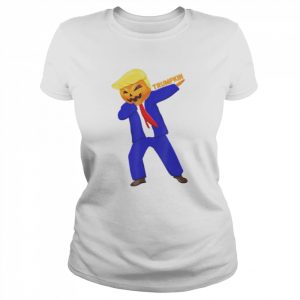 Dabbing Trumpkin Funny Trump Halloween T-Shirt Classic Women's T-shirt