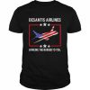 DeSantis Airlines Political Meme Us Flag T-Shirt Classic Men's T-shirt