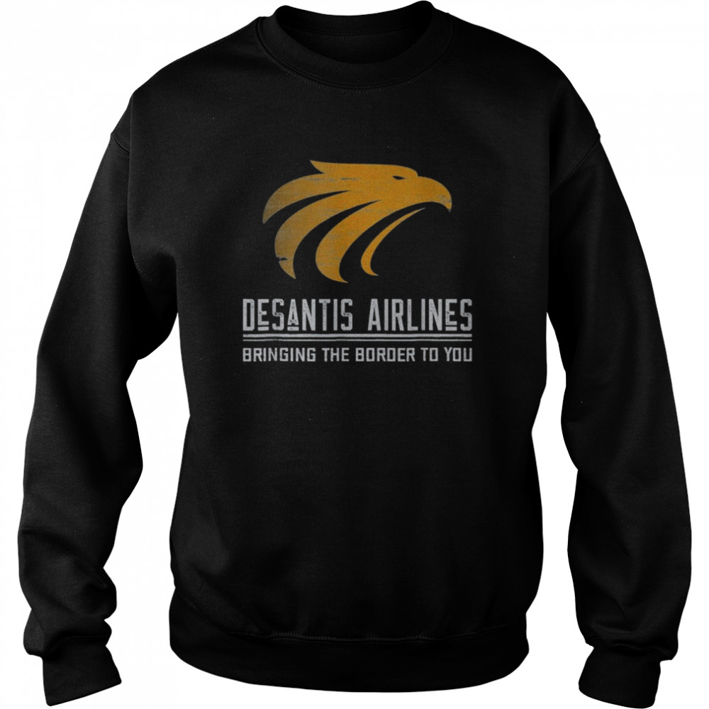 DeSantis Airlines Political Ron DeSantis T-Shirt Unisex Sweatshirt