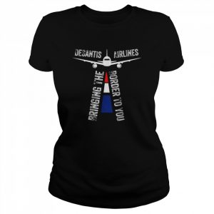 DeSantis Airlines Political Ron DeSantis Us Flag Tee Shirt Classic Women's T-shirt