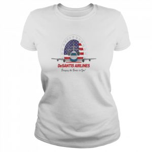 DeSantis Airlines Political Ron DeSantis Usa Flag T-Shirt Classic Women's T-shirt