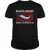 DeSantis Airlines Political US Flag Tee Shirt Classic Men's T-shirt