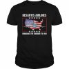 DeSantis Airlines Political Usa Flag T-Shirt Classic Men's T-shirt