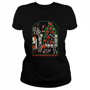 Dead inside halloween tis the season to be creepy  Classic Women's T-shirt