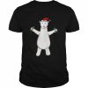 Decor My Hands Christmas Polar Bear  Classic Men's T-shirt