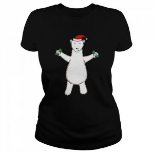 Decor My Hands Christmas Polar Bear  Classic Women's T-shirt