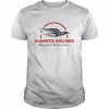 Desantis airlines Bringing The Border To You American Flag Eagle T-Shirt Classic Men's T-shirt