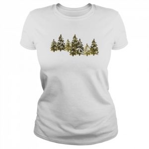 Design Weihnachten Trees Boho Kleidung Cute Cottagecore  Classic Women's T-shirt