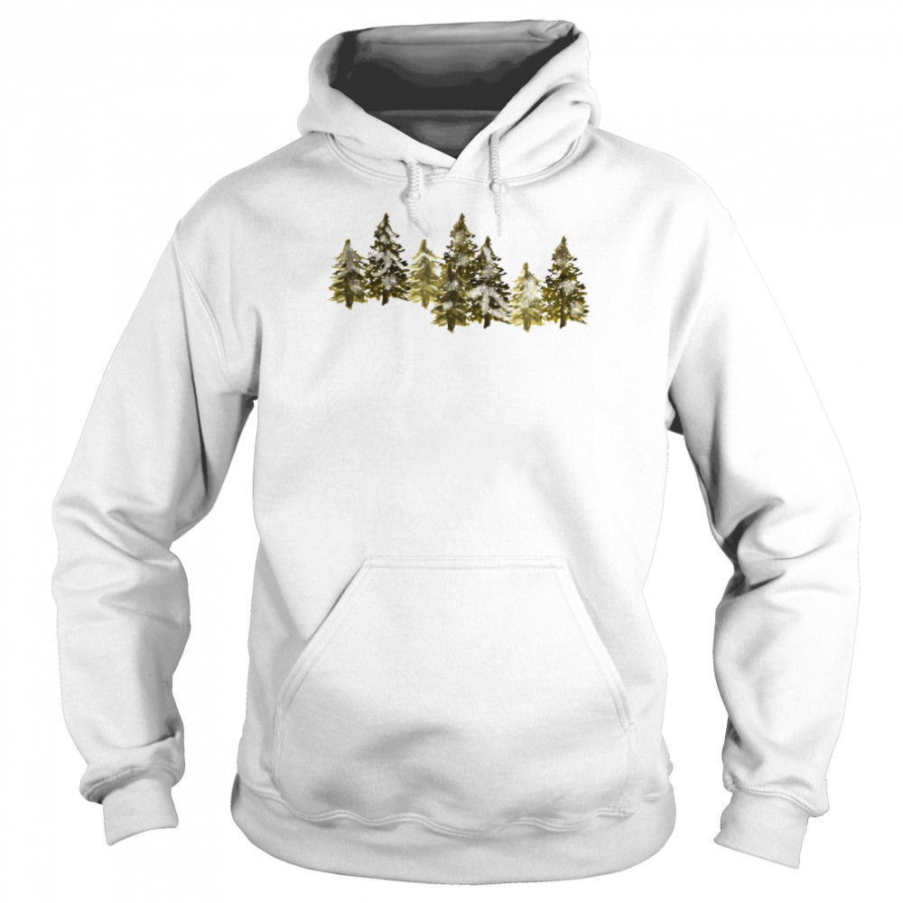 Design Weihnachten Trees Boho Kleidung Cute Cottagecore  Unisex Hoodie