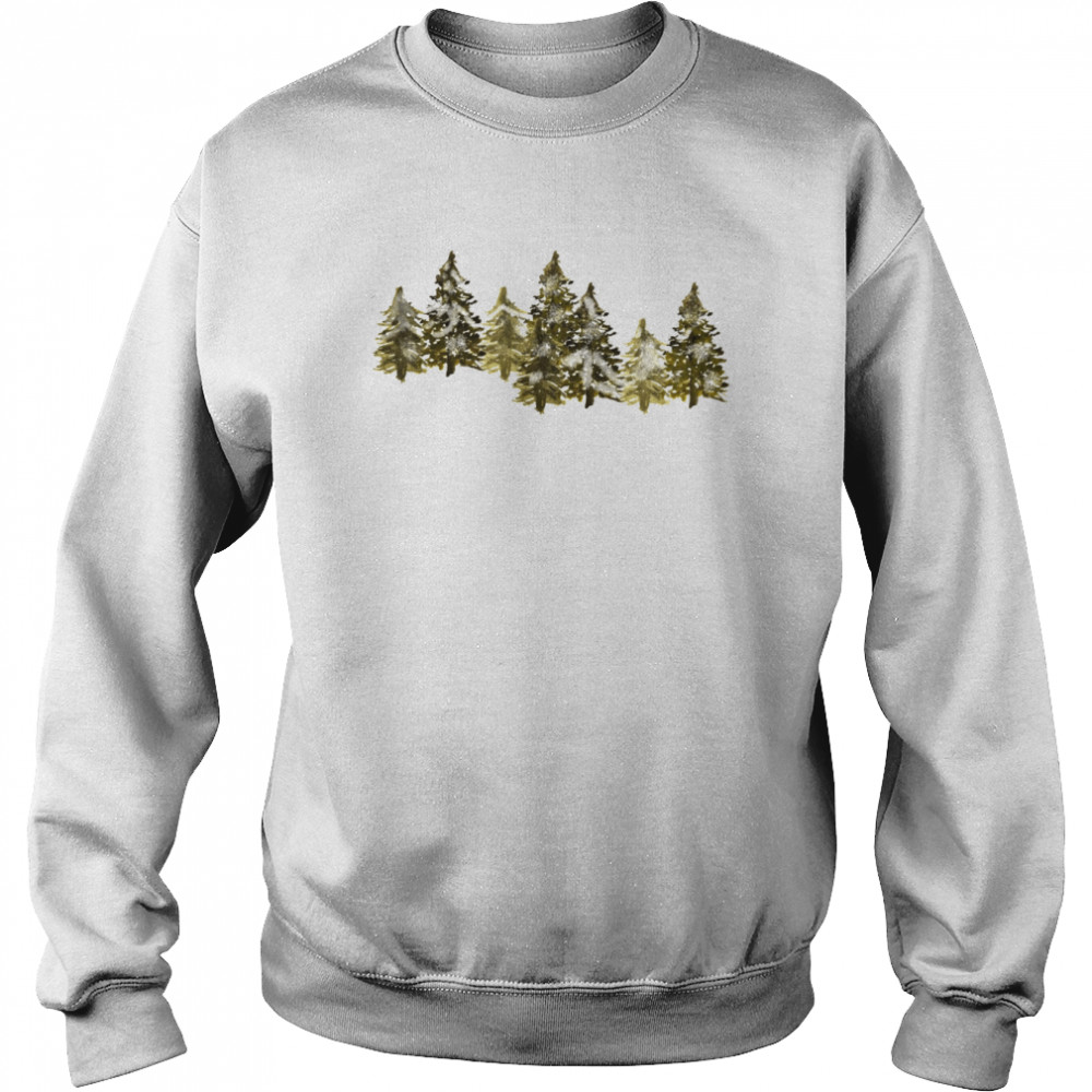 Design Weihnachten Trees Boho Kleidung Cute Cottagecore  Unisex Sweatshirt