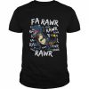 Dinosaur Rawr Wraped By Christmas Light  Classic Men's T-shirt