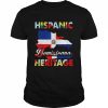 Dominican Republic Flag Hispanic Heritage Dominicana T-Shirt Classic Men's T-shirt