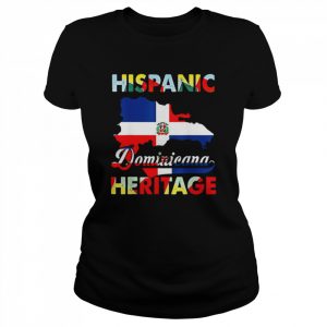 Dominican Republic Flag Hispanic Heritage Dominicana T-Shirt Classic Women's T-shirt