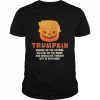 Donald Trump Face Trumpkin Trump Halloween Shirt Classic Men's T-shirt