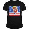 Donald Trump Is Our Hero American Flag Shirt Classic Men's T-shirt