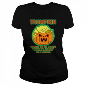 Donald Trump Pumpkin Political  Classic Women's T-shirt