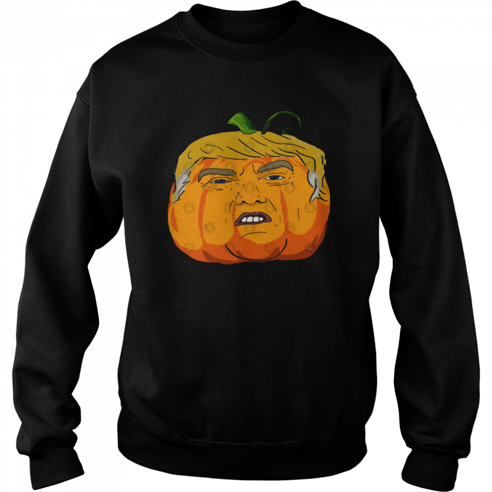 Donald Trumpkin Trump Halloween Shirt Unisex Sweatshirt