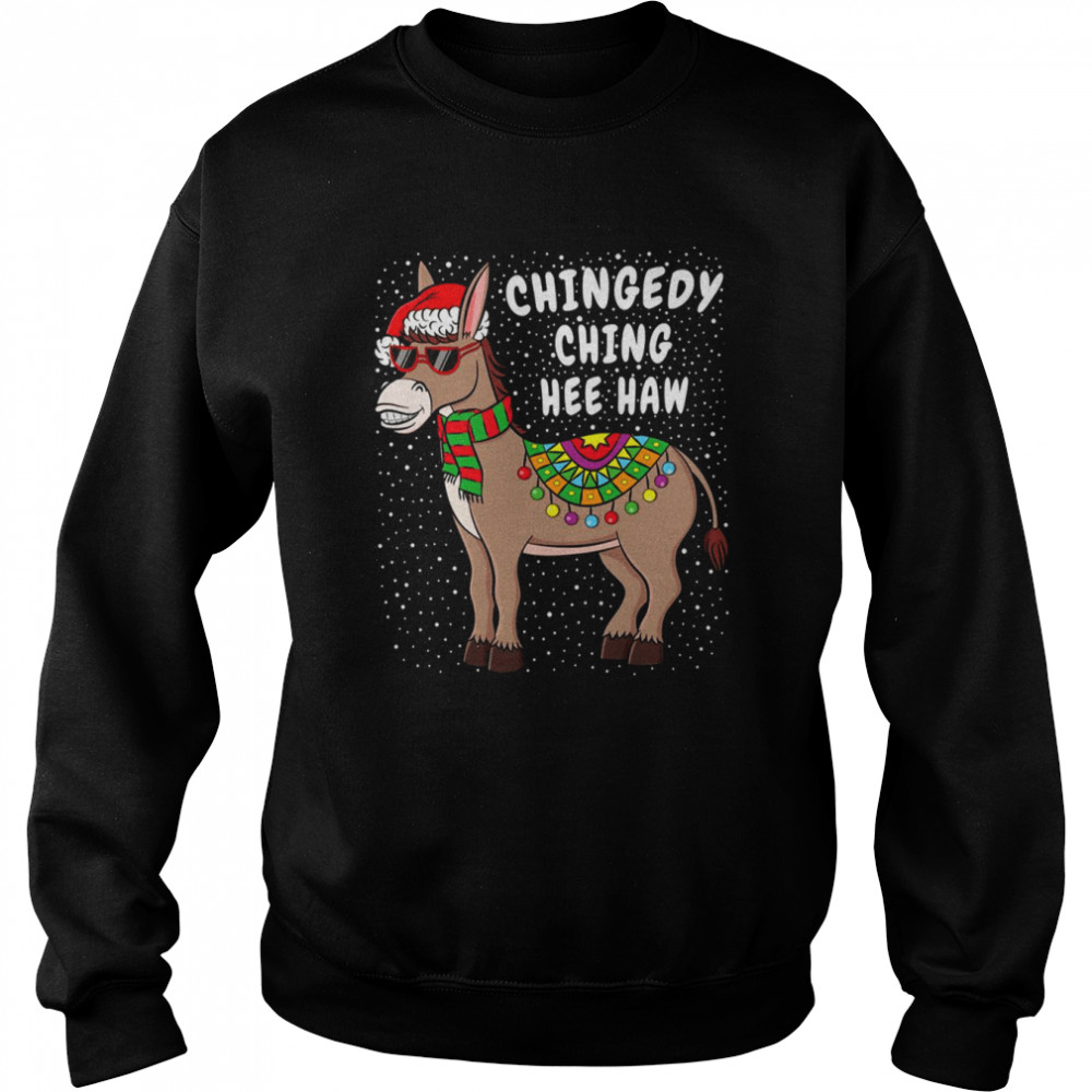 Donkey Funny American Italian Xmas Christmas  Unisex Sweatshirt