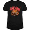 Eating Human Halloween Scary Pumpkin  Classic Men's T-shirt