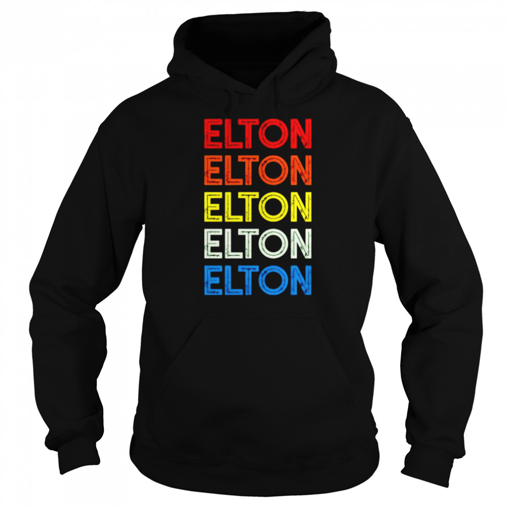 Elton vintage retro  Unisex Hoodie