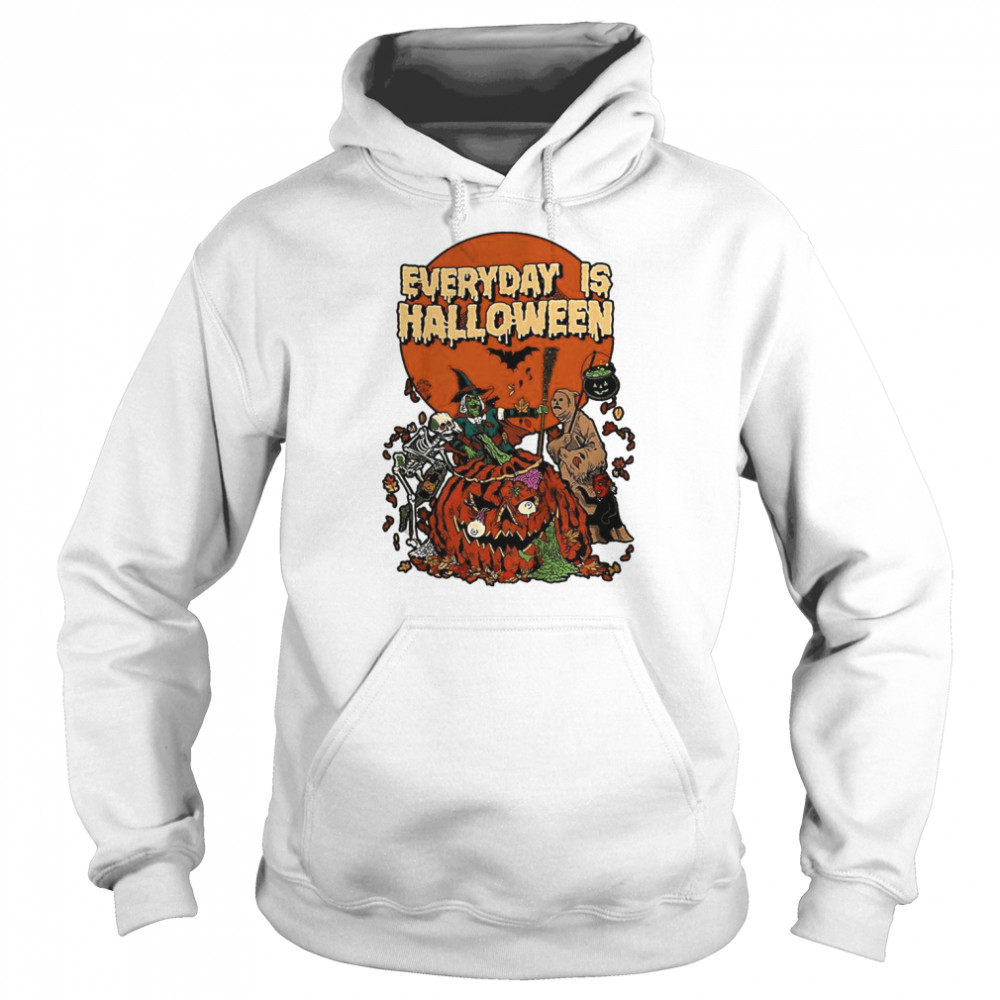 Everyday is Halloween Pumpkin Spooky Season Halloween T-Shirt Unisex Hoodie