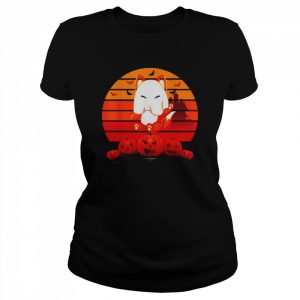 FOX boo Halloween vintage  Classic Women's T-shirt