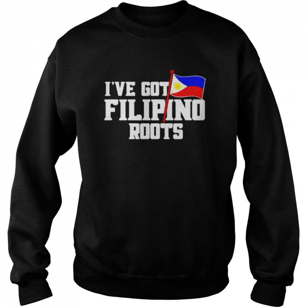 Filipino roots citizenship Philippine flag pinoy pride  Unisex Sweatshirt