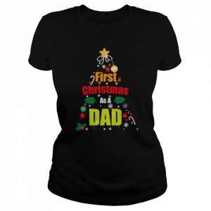 First Christmas As A Dad  Classic Women's T-shirt