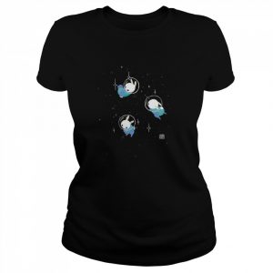 Floating In Space Bunnies  Classic Women's T-shirt