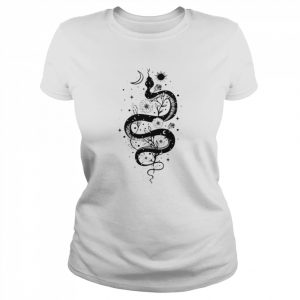 Floral Snake Reptile Aesthetic  Classic Women's T-shirt