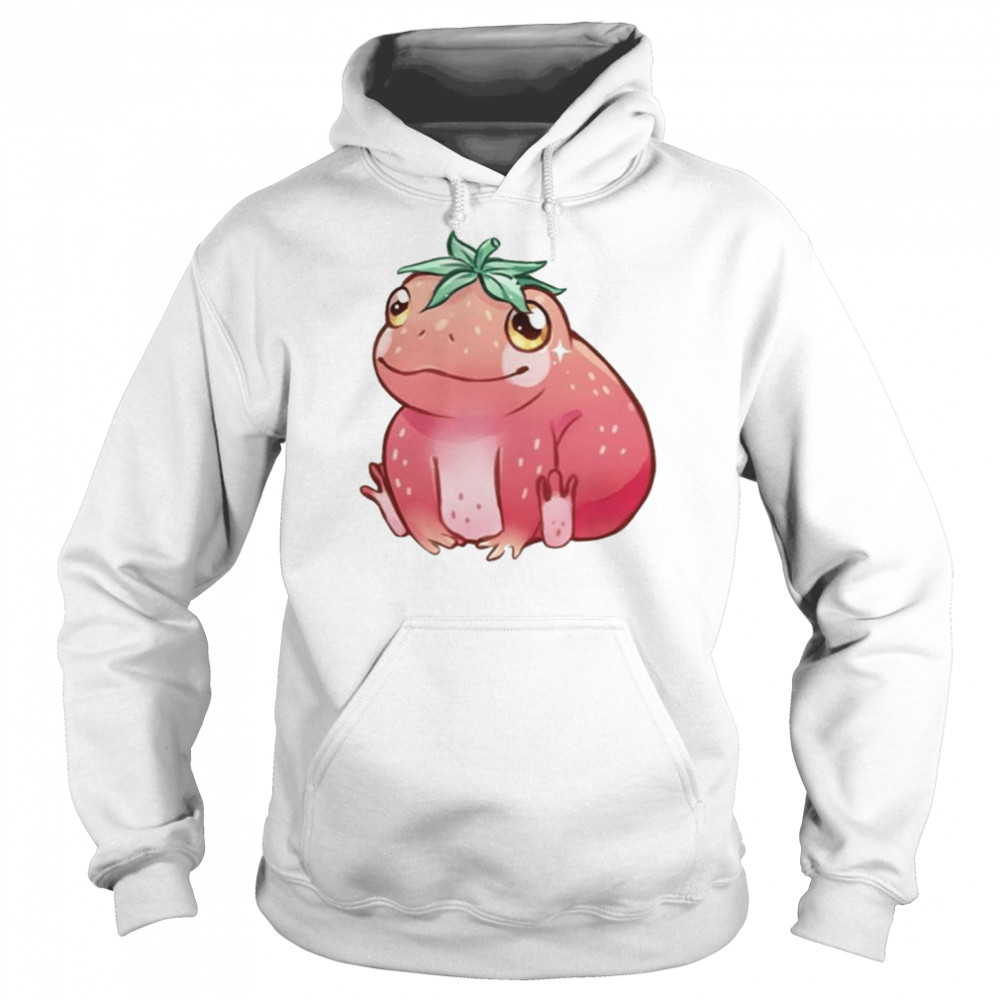 Frog With A Strawberry  Unisex Hoodie