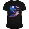 Georgia Okeeffe Pink Moon Over Water  Classic Men's T-shirt