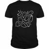 Ghost Pattern Halloween T-Shirt Classic Men's T-shirt