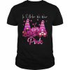 Gnomes Pumpkin in October we wear Pink Halloween  Classic Men's T-shirt